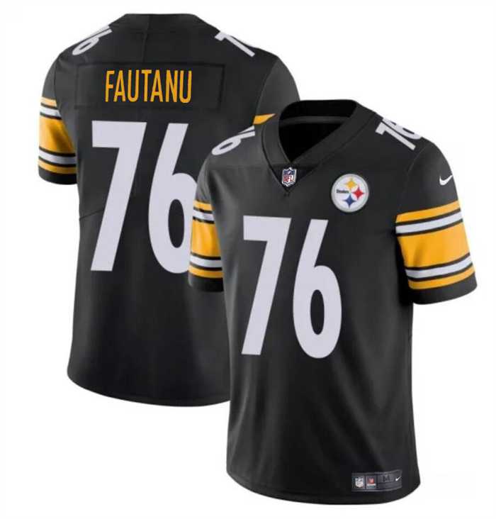 Men & Women & Youth Pittsburgh Steelers #76 Troy Fautanu Black Vapor Untouchable Limited Football Stitched Jersey->seattle seahawks->NFL Jersey